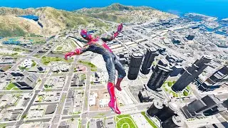 GTA V ps4 Spiderman Sky Ragdoll Gameplay  Suck smash ragdoll GTA 5 Ragdoll Compilation