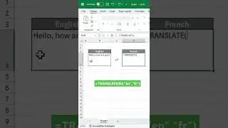 No Google Translate Needed &ndash; Excel Does It! 🚀 #excelshorts #exceltips #exceltricks #translate