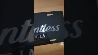laser engraving with lightburn on black painted aluminum plate custom logo