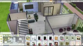 BASE GAME MODERN HOUSE [NO CC] The Sims 4 ; Speed Build