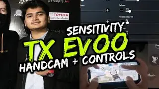 TeamXspark Evoo Controls , Handcam & Sensitivity Settings | TX Evoo Sensitivity Controls & Handcam