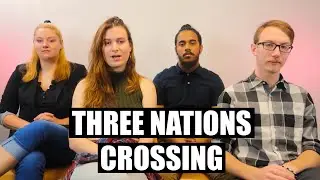 The northern US border where three nations meet