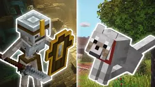 SKELETON VANGUARD VS WOLF | MINECRAFT DUNGEONS