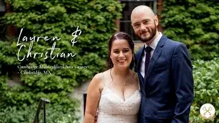 Lauren and Christian ~ A Cozy Wedding at the Cambridge Multicultural Arts Center