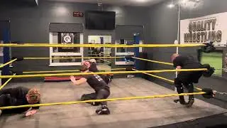 Fatal 4 Way action at the Quality Wrestling Academy (Havant, UK)