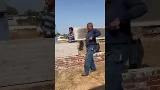 Cement wall construction on brick wall Save time and money
