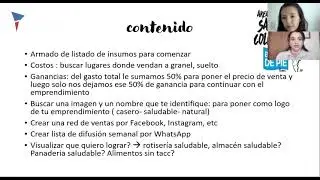 Emprendimiento #ComidaQueSana - &Aacute;rea Salud Colectiva (Libres del Sur R&iacute;o IV)