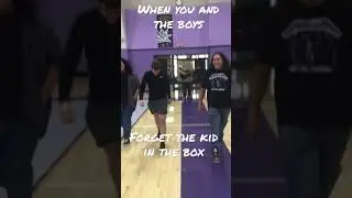 The boys with the box kid