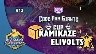 Kamikaze vs elivolts - RvT | Code For Giants Cup #13 | Biweekly Brazilian StarCraft 2 Tournament