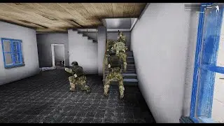 Rare footage of ZC's FMT 3 session practicing column formation during CQC