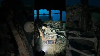 Sunken Train Coach Found Deep Underwater 😱🚆 #UnderwaterDiscovery #SunkenTrain #OceanMystery #Deep