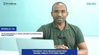 Day 31: October Cybersecurity Awareness Month By Murali M. (V. P., Great Learning) | PSM | Threatcop