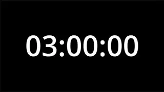 3 Hour Countdown Timer | Simple