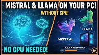 How to Run AI Models Offline Locally on CPU Only | Mistral & LLaMA GGUF Tutorial