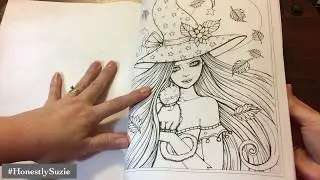 Autumn Fantasy Coloring Book by Molly Harrison. Flip through.