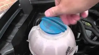 Seat Ibiza Mk5 Engine Coolant Expansion Top Up Location