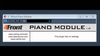 4Front Piano Module 1 0 by Yohng / 4 front Technologies