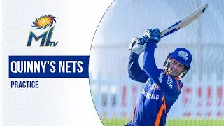 QdK's batting practice in the nets | क्विंटन की नेट्स में बल्लेबाज़ी | Dream11 IPL 2020