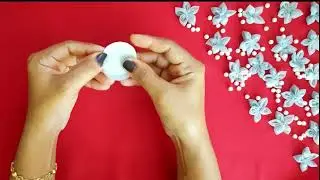 Incredible!! beautiful sleeve designing with Pearl's and flowers #sew #SewingDiy #diy