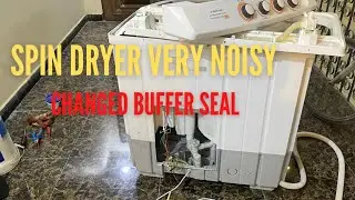 Washing machine dryer replaced Buffer seal / spin rubber || Noise and vibration spin dryer repair