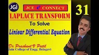 Solution of Differential Equation using Laplace Transforms | 18mat31