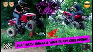 No Budget Boys June 2025 Summer Shreds w/RZR S 900 & ATVs- GoPros Capture the Mayhem!