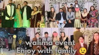 Walima Event enjoy with family ☺️❤️😍# love #God bless both @LaibaIslam-fh7kc 