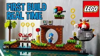 LEGO Sonic Green Hill Zone - First Time LEGO Build Full