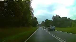 Wypadek 25 08 2023 - DK51, okolice Spręcowa