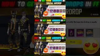 HOW TO GET RARE AIRDROPS IN FF | Daily 30rs airdrop bug 😱💯 part 4 #freefire #malayalam #shorts