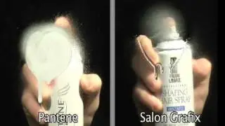 Salon Grafix Hair Spray vs. Pantene Hair Spray