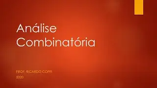 Análise Combinatória