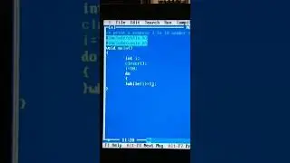 Print Reverse 1 to 10 Number Using Do While Loop In C Language