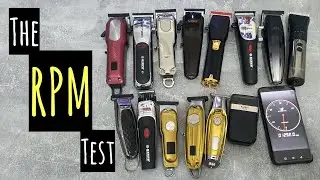Clippers & Trimmers RPM Test