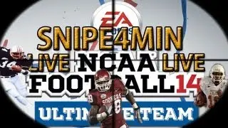 NCAA Football 14 SNIPE4MIN Ultimate Team LIVESTREAM Epic Giveaway