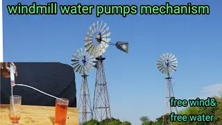 Wie funktioniert eine Windm&uuml;hlenwasserpumpe?