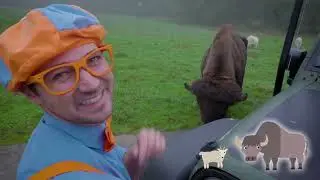 🦒 Blippi Explores a Wildlife Park | Learning Animals for Kids
