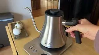 An Up Close Look at COZII Gooseneck Electric Kettle | 5 Presets, Temperature Control, Quick Heating