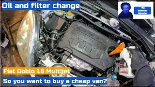 Fiat Doblo 1.6 Multijet - Oil service and filter change