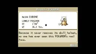 How to get Cubone in Pokemon Leafgreen