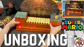 Распаковка и обзор игрового набора Super Mario Bowser Deluxe Battle Action #supermario #bowser #a...