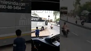miles travels scania malti AC semi sleeper bus from gwalior to khatushyam ji #reels #viral #shorts