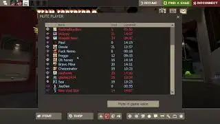 (glitch) bot voice spam bled through to other team?