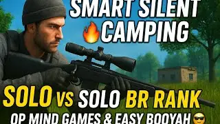 Smart Silent Camping 😱 Solo vs Solo BR Rank | They Didn&rsquo;t Even Know Who Shot Them 🤣🔥