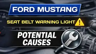 Индикатор непристегнутого ремня безопасности на Ford Mustang &ndash; возможные причины.