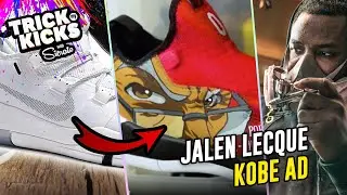Making Kobe Bryant Customs! Jalen Lecque Gets Boondocks Kobe ADs From #1 Sneaker Artist Sierato 😱