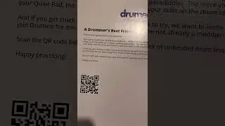 Unpacking my new @DrumeoOfficial quiet pad.  #drumming #drums #unpacking #practicepad