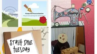 Stash Dive Tuesday | Sewing Machines | Scrapbook Layout