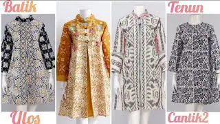 Batik kece, MODEL BAJU BATIK DAN DRESS TENUN YANG SIMPLE  CANTIK