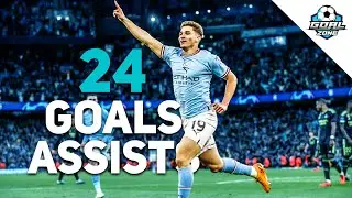 Juli&aacute;n &Aacute;lvarez - All 24 All Goals & Assists for Manchester City So Far